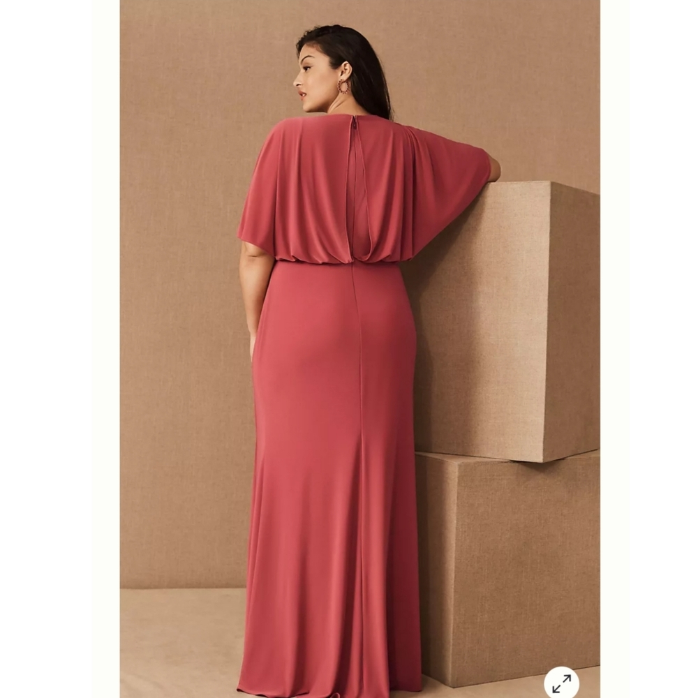 BHLDN × Anthropologie Lena Flutter Sleeve Jersey Dress - Picture 5 of 11